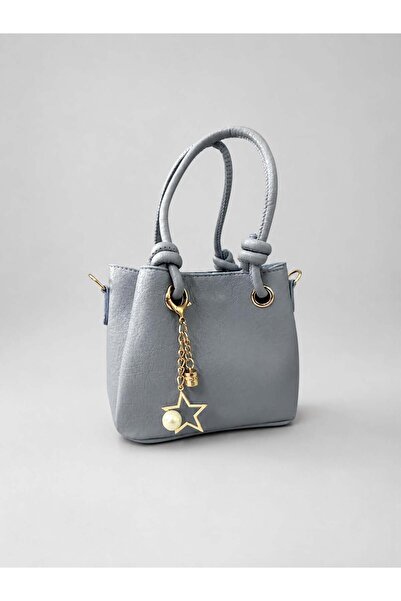 RumyaCollection Geantă tote pentru femei, albastru pastel, cu multiple compar...
