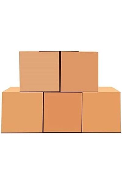 ECVV [5pack] Carton box, Cardboard, for moving shipping and packing Double Wa...