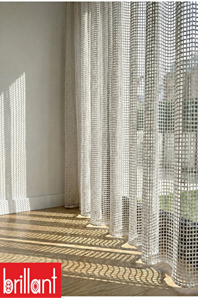 Brillant Design modern, produs nou, nu necesită călcare, perdea din tul cu pl...