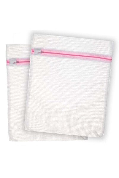 OEM Sac/Plasă pentru Mașina de Spălat, Alb, Rufe Delicate, 30x40cm, 40cm, 2 buc
