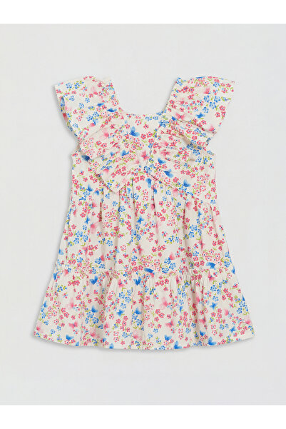LC Waikiki Rochie de fete florală cu volane