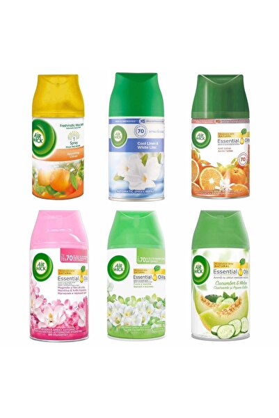 Air Wick Pachet 6 bucăți Rezervă pentru odorizant de cameră 250ml Airwick