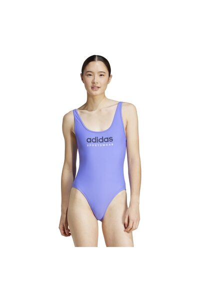 adidas Costum de baie întreg sport pentru femei, cu spatele în formă de U, 34
