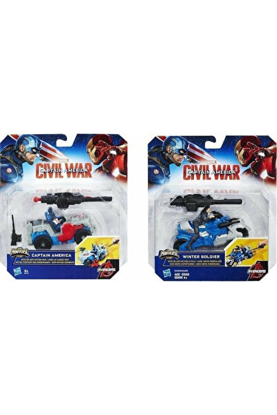 Hasbro Games Φιγούρα Δράσης Captain America: Ταινία - Combat Racers Marvel Av...