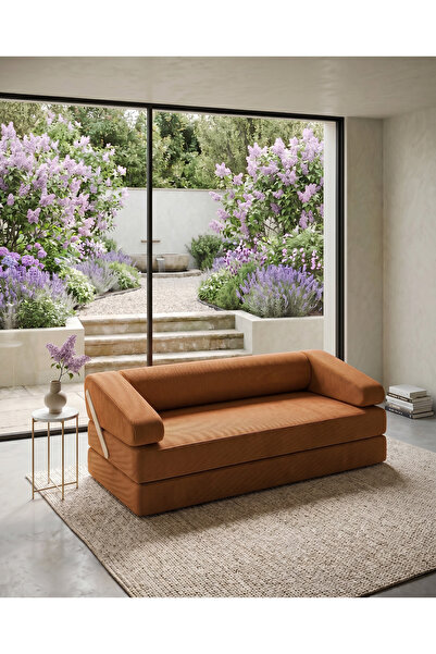 DECHOME 180x90 cm Yatak Olabilen Modüler Sünger Koltuk | Hareketli Sırt Dayam...