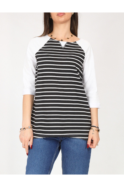 Evendi Bluza, Alb/Negru