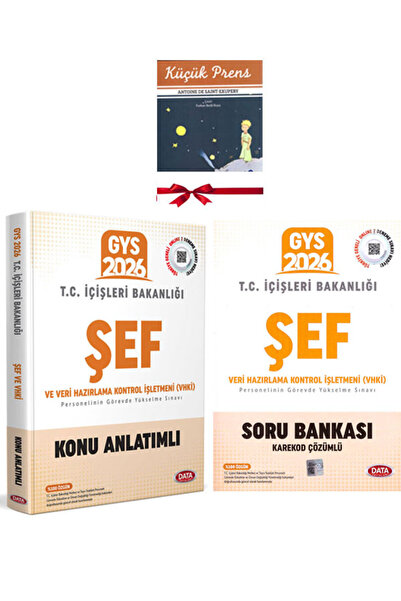 Data Yayınları 2026- 2027 GYS İçişleri Bakanlığı ŞEF ve VHKİ Görevde Yükselme...