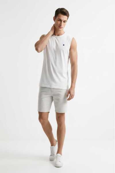 Giyim Dünyası Men's Crew Neck Undershirt White
