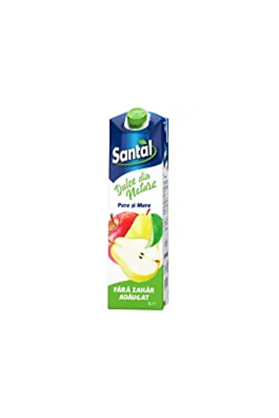 ŞANTAL Nectar Santal fără zahăr, cu pere și mere 1 L