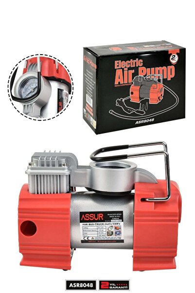 ASSUR 12v Çakmaklık Girişli 150 psi Mini Hava Kompresörü