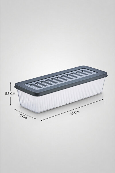 VİGENTİNO Piknik Seti 6 Parça 2artı1 Kahvaltılık Sızdırmaz Saklama Kabı 2400ml x1 900ml x2- Şeffaf Düzenleyici