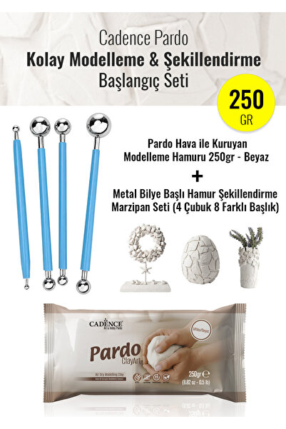 Cadence 250GR Pardo Hamur ve Marzipan Set - Cadence Modelleme Hamuru Başlangı...
