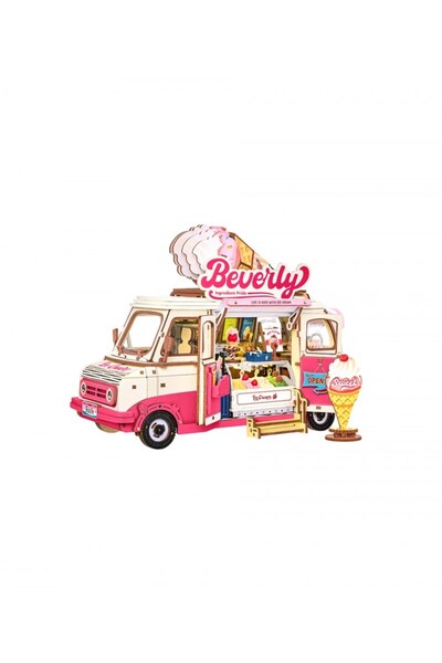 Rolife Puzzle 3D, Camionul de înghețată al lui Beverly, Rolife, 290 piese