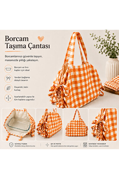 Belomia Home Collection Pötikare Desen Borcam Taşıma Çantası | Ayarlanabilir ...