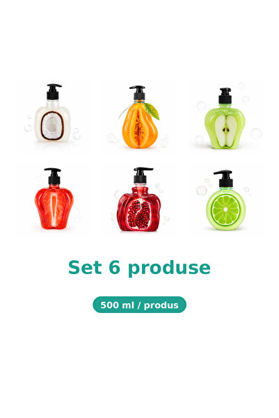 Tasty Set 6 Produse Tasty, Mix Cocos, Pepene Galben, Mar Extract, Capsuni, Ro...