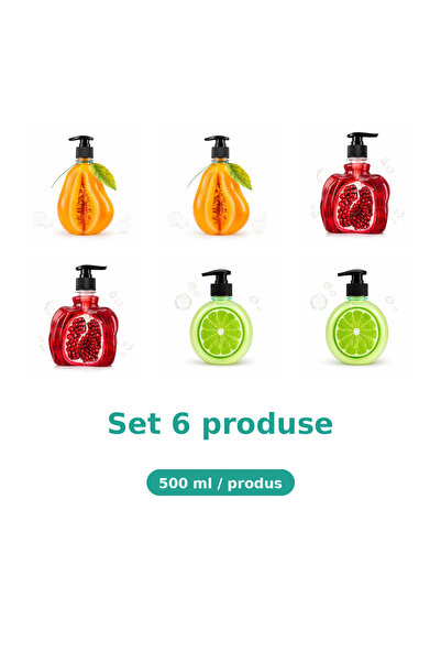 Tasty Set 6 Produse Tasty, Mix 2x Pepene Galben, 2x Rodie, 2x Lime