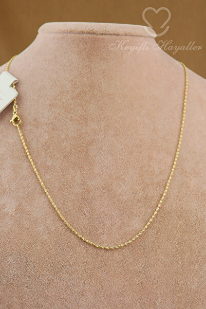 Keyifli Hayaller Xuping Kolye - Vip İnce Burma Xuping Zincir 14K Gold 46 cm Ş...