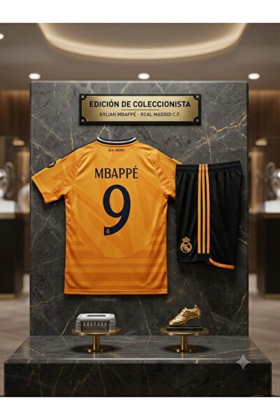 bebexiçocuk Mbappe Real Madrid forma 5-16 yaş arası turuncu