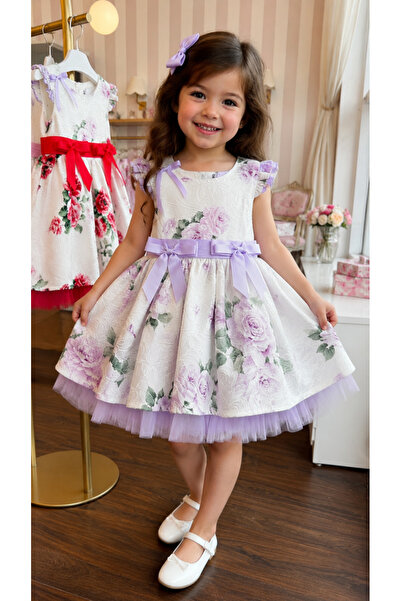 sunshine boutique15 فستان اللافندر beaukid - 18/12 شهر الطول