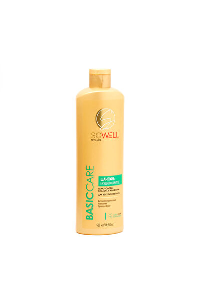 Sowell Basic Care Daily Shampoo For All Hair 500ml