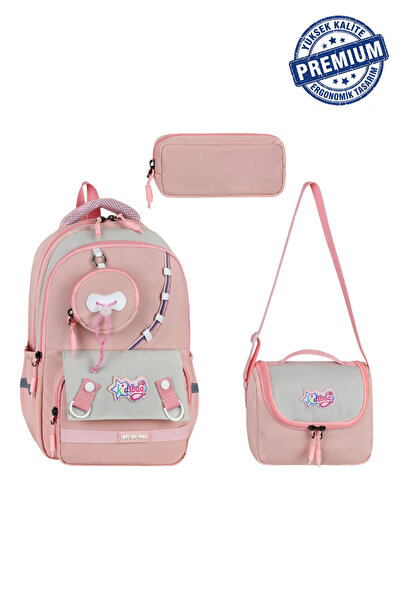 Speedy Bags حقيبة ظهر مدرسية ابتدائية فاخرة للفتيات مع ملحقات محفظة وحافظة لل...