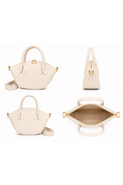 Logis Women's Hand and Shoulder Bag in Cream Color – Stylish Design Crossbody...