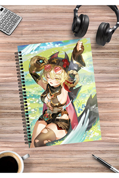 mertfigur Caiet spiralat Genshin Impact Anime A5 (50 de foi)