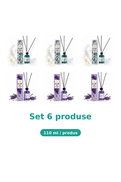 Golf Set 6 Produse Golf, Mix 3x Angel, 3x Lavanda