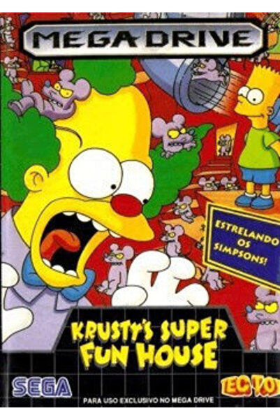 SEGA Το Σούπερ Διασκεδαστικό Σπίτι του Κράστι - Παιχνίδι Mega Drive (Μεταχειρ...