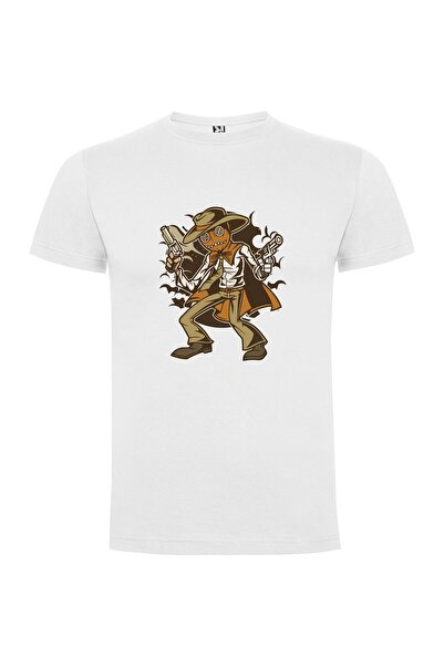 iLovePrints Gunslinger Skeleton Cowboy Tshirt