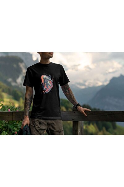 iLovePrints Astronaut in Space Art Tshirt