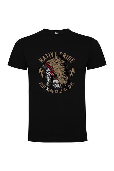 iLovePrints Apache Feathered Warrior Tshirt