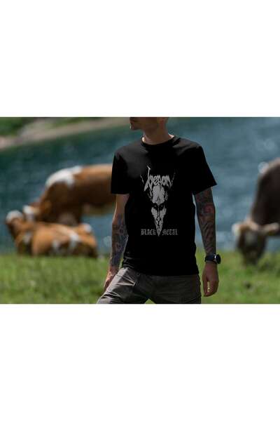 iLovePrints Venom Black Metal Album Art Tshirt