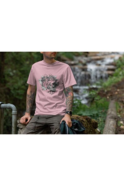 iLovePrints Abstract Portrait with Unique Hair Design Tshirt