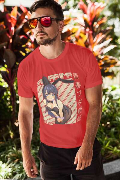 iLovePrints Anime Character in Bunny Suit Tshirt