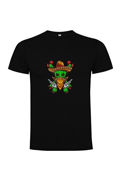 iLovePrints Cactus Gunslinger Showdown Tshirt
