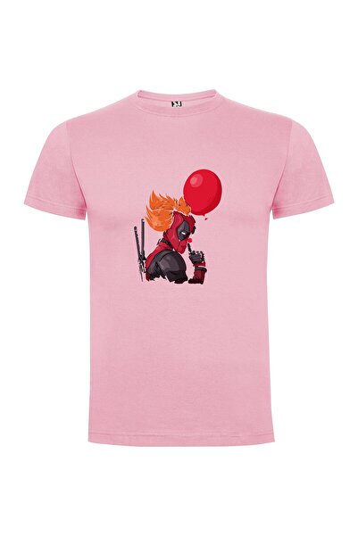 iLovePrints Red Masked Deadpool Portrait Tshirt