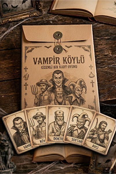MUS Kutu Oyunları Vampire Villager Hunter Box Game Card Games Party Game Role...