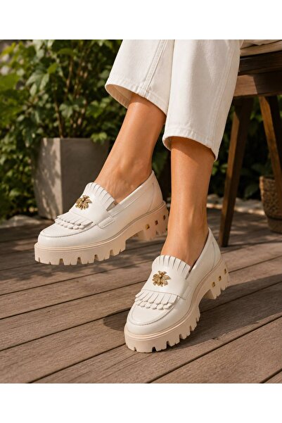 Moldo Shoes Pantofi Miruna bej limited, Piele naturala
