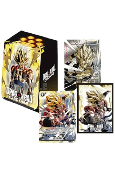 Dragon Ball Super Set Oficial de Huse și Suporturi pentru Carduri 03 Gogeta