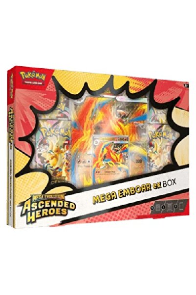 Pokemon Eroii Înălțați: Mega Emboar ex Box