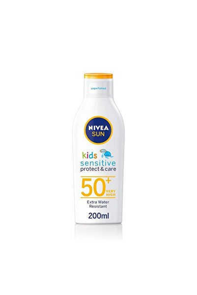 NIVEA Sun Kids Protecție și Îngrijire Sensibilă SPF 50+ 200 ml