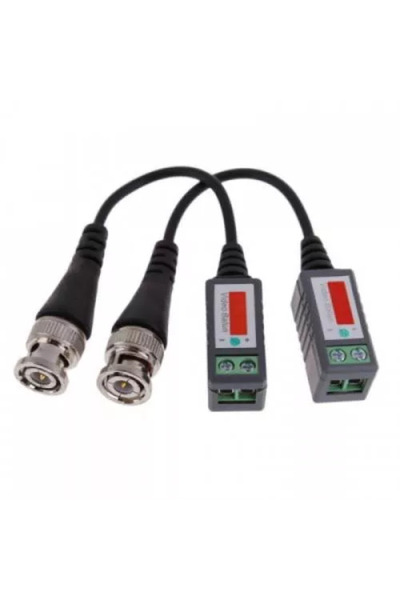 vidsel Video balun transmisie semnal video prin cablu UTP FTP set 2buc