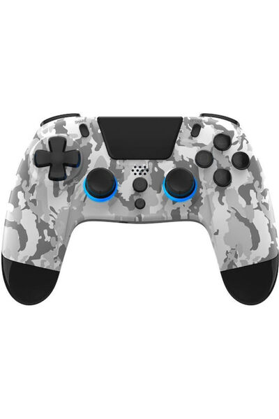 GIOTECK WX4+ Ασύρματο Χειριστήριο για PC / PS4 με Φωτισμό RGB και Σχέδιο Παρα...