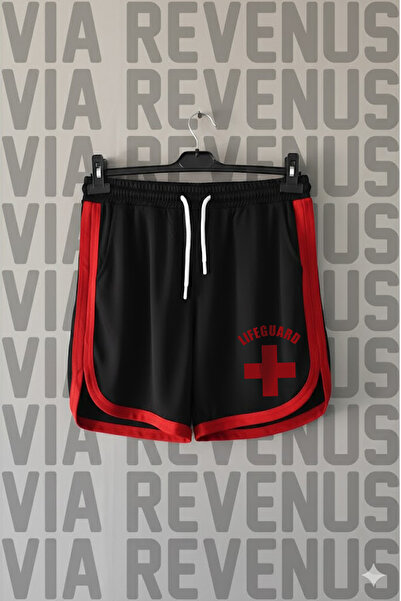 Vordevia Lifeguard / Cankurtaran Printed Unisex Retro Varsity Sports Training...