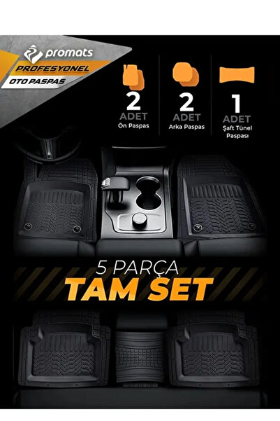 DERYA DENİZ TİCARET AUDİ A4 B7 SEDAN 2004 Uyumlu 3,5 Cm Havuzlu 5 Parça Set 4...