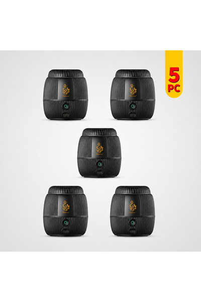 Generic 5-Piece Smart Electronic Incense Burner Set - Portable Rechargeable O...