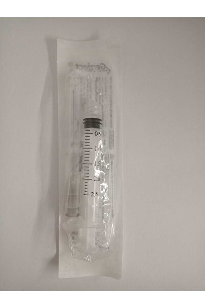 Genel Markalar Dental Luer Lock Enjektör 2,5 ML- 27G /50 mm 3P Şırınga