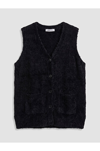 LC Waikiki Peak New Season V-Neck Women's Knitwear Vest