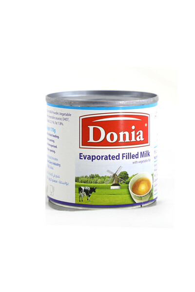 Donia Evaporated Skimmed Milk (V. F. ) 48x410gm